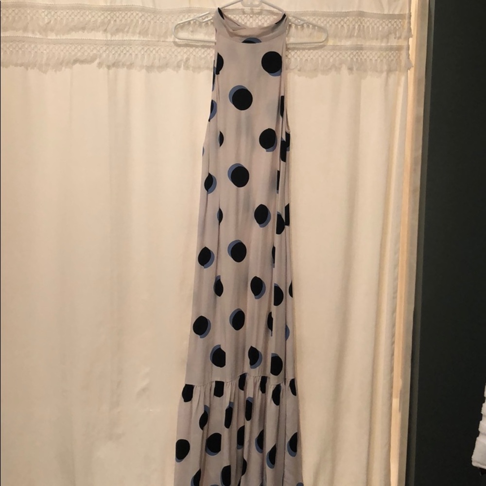 ASOS polka dot maxi dress